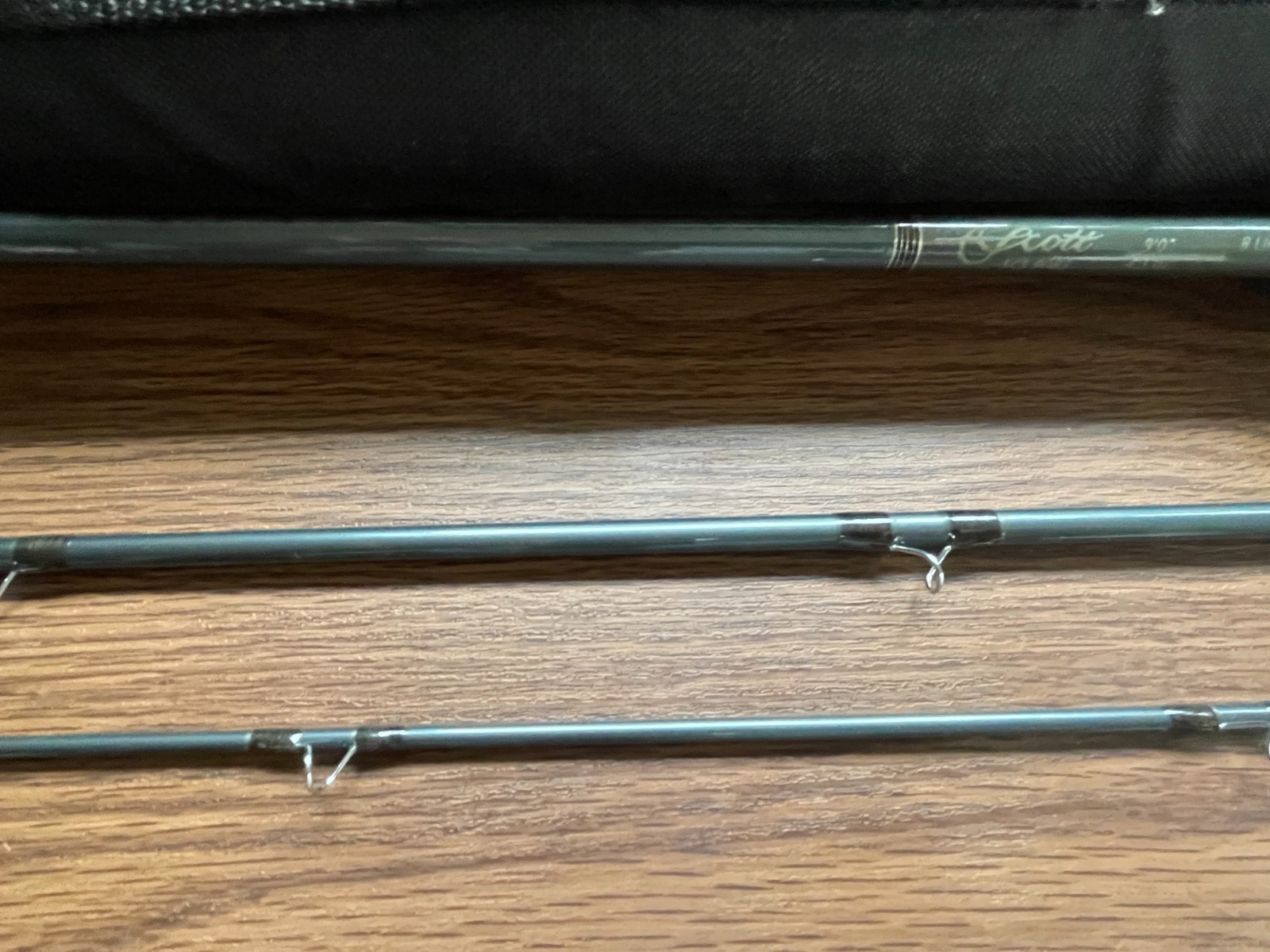 Scott SES 9083 9’0″ #8 Line 4.5oz 3P Black Tube Used Fly Fishing Rods Carbon