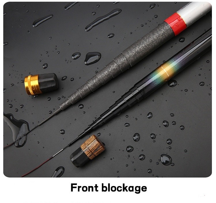 Telescopic Fishing Rod Carbon Fiber Stream Hand Pole 3.6m 4.5m 7.2m 8m 9m Travel