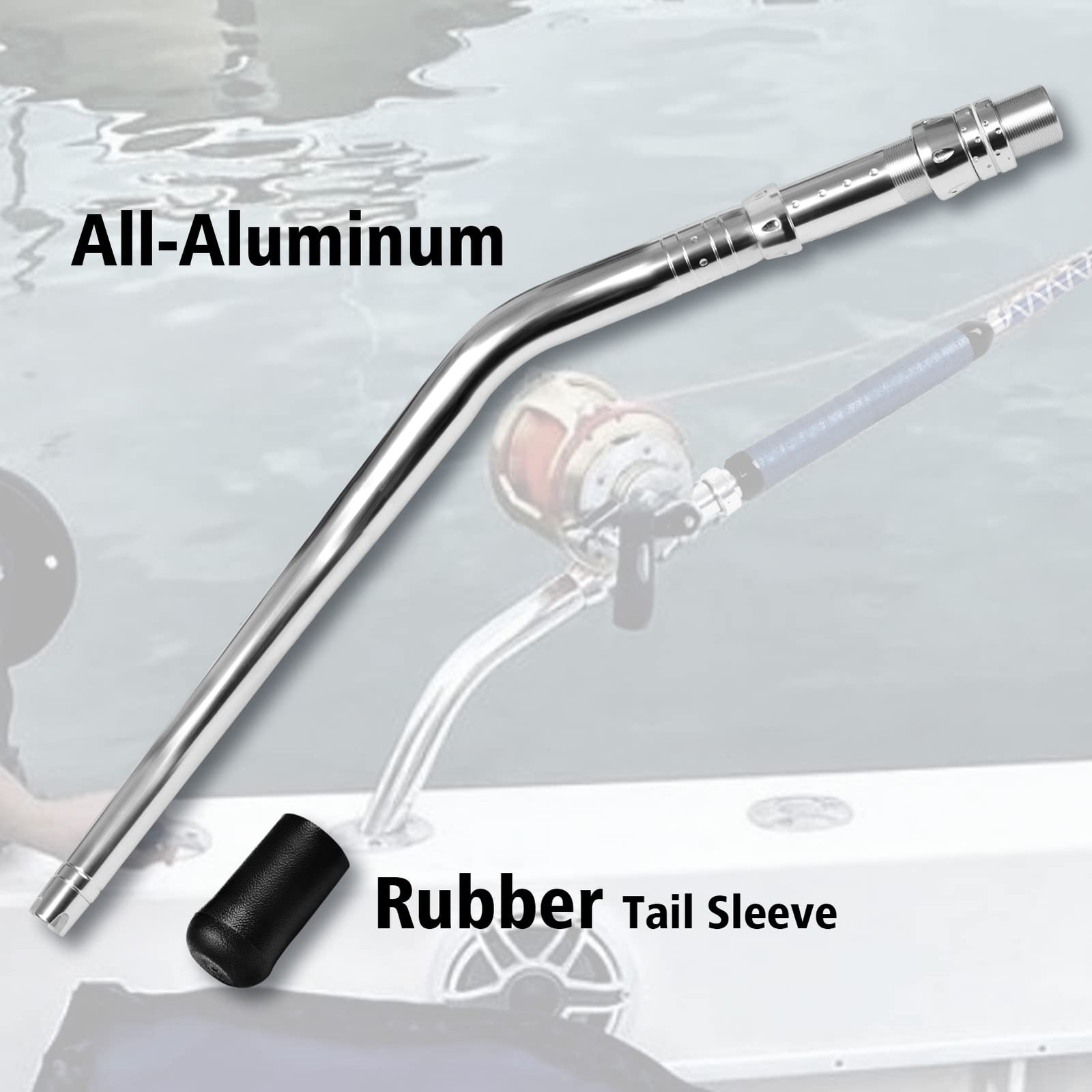 Bent Butt Fishing Rod 2-Piece Saltwater Offshore Trolling Rod