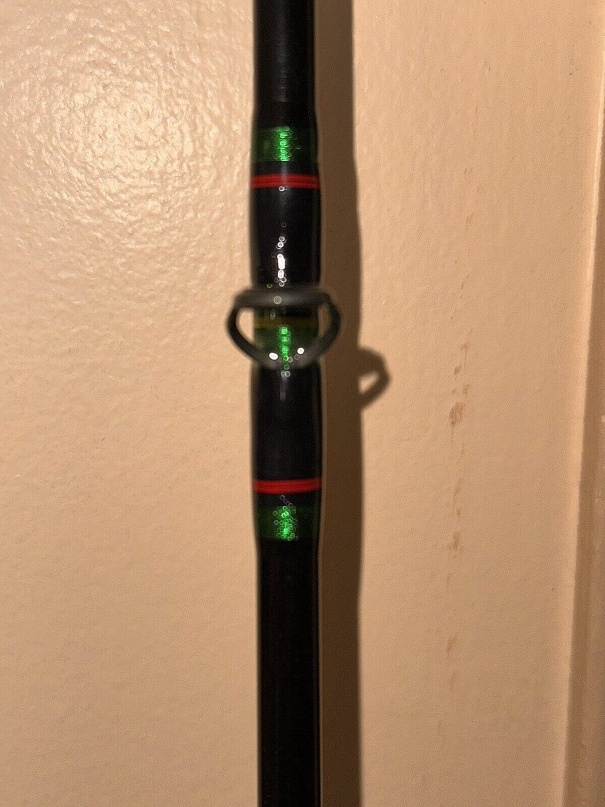 Vague Rods Custom Fishing Rod- Green Reverse Chevron 40-60 lbs