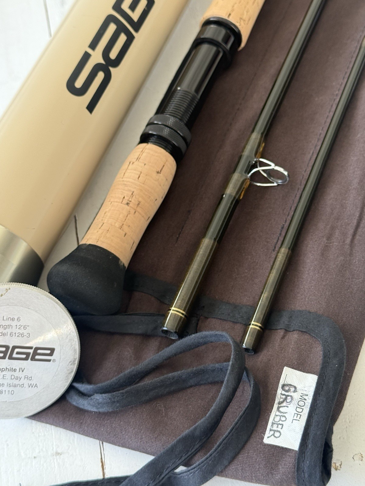 **BEAUTIFUL**🔥SAGE GRAPHITE IV SWITCH/SPEY 6wt 12’6”ft SWITCH/SPEY Rod!!!!🔥