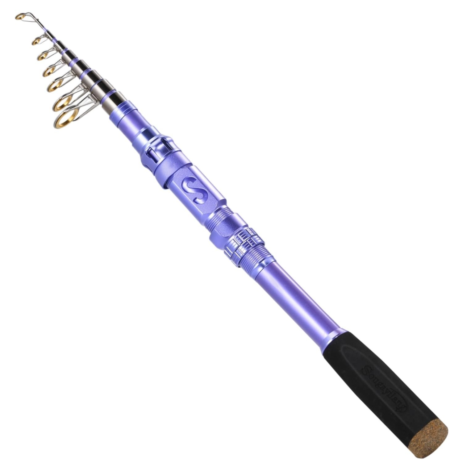Sougayilang Telescopic Fishing Rod – Lightweight Carbon Fiber, 10 ft