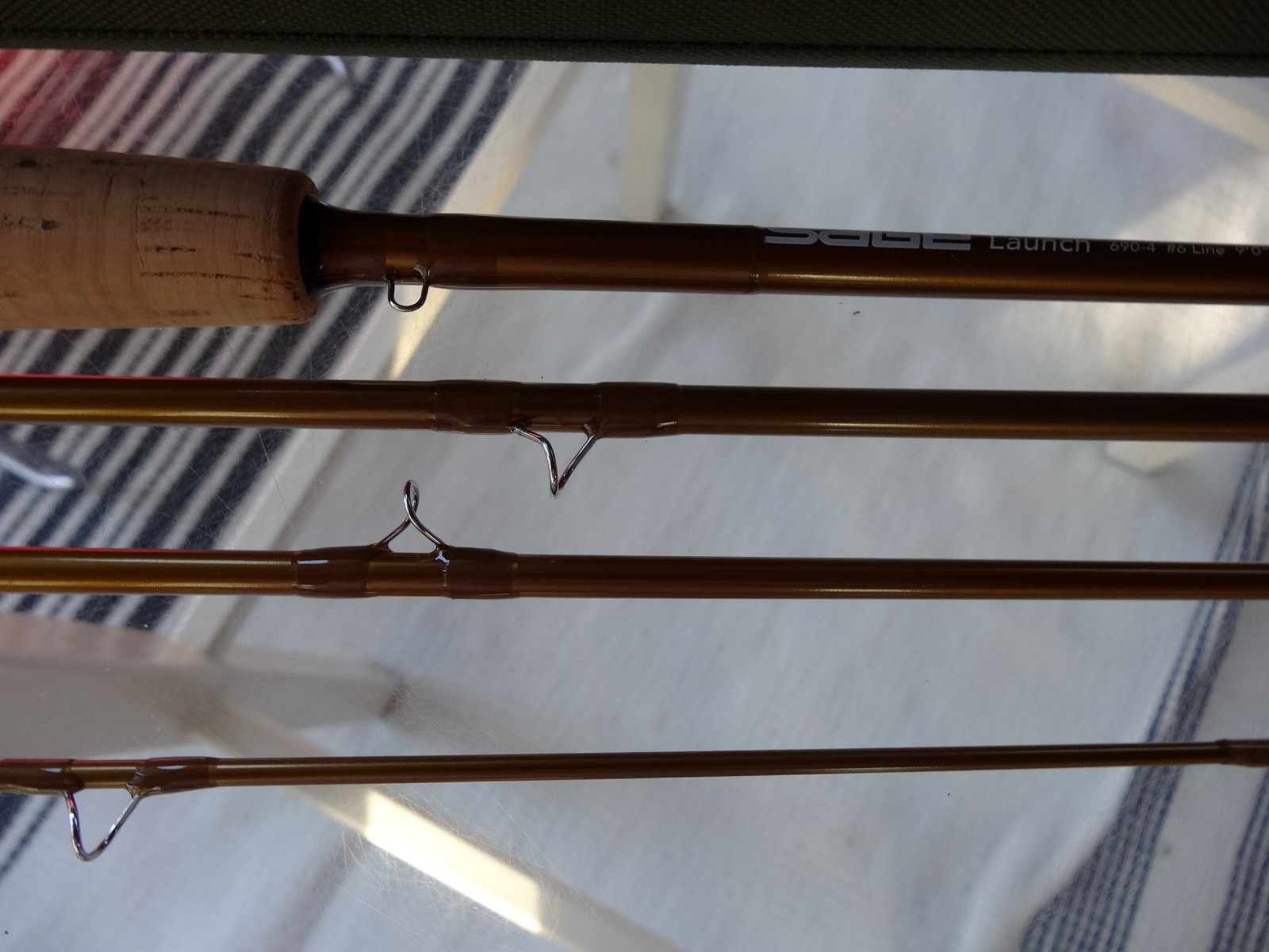 Sage Launch 690-4 # 6 Line, 3 9/16 oz Fly Fishing Rod/ w/case 4 piece New