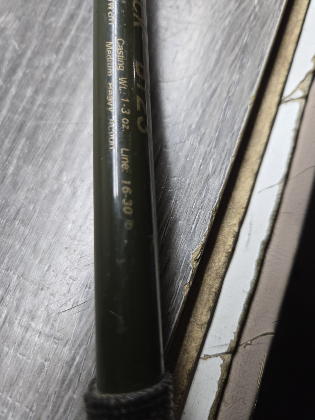 Vtg 7′ Fishing Rod 16-30 Lb Line Daiwa Beefstick B123 1 Piece