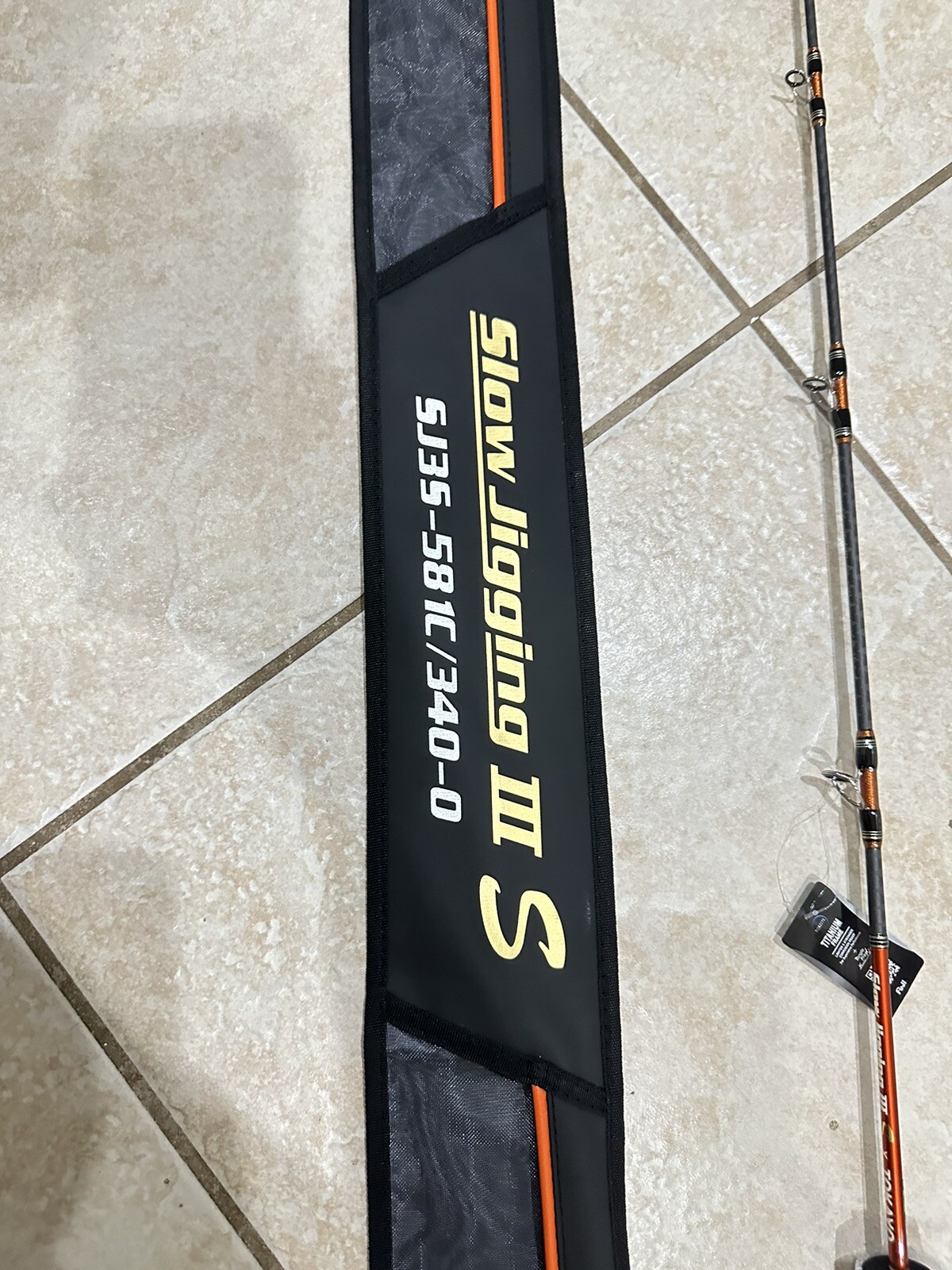 TOKAYO HEARTY RISE SLOW JIGGING ROD III S. POWER 1. 340Gr. Conventional Rod.RARE