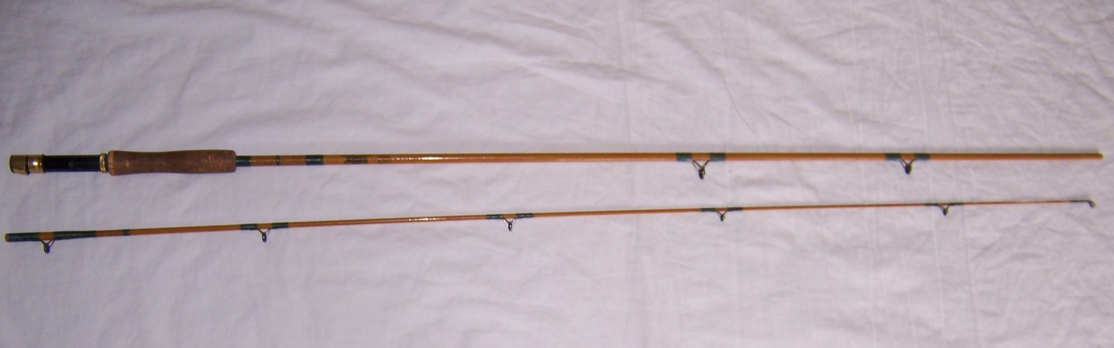 VINTAGE FENWICK FL102-7 GLASS 2 PC FLY ROD 8.5 Ft Stamped To Danny From Don Fern