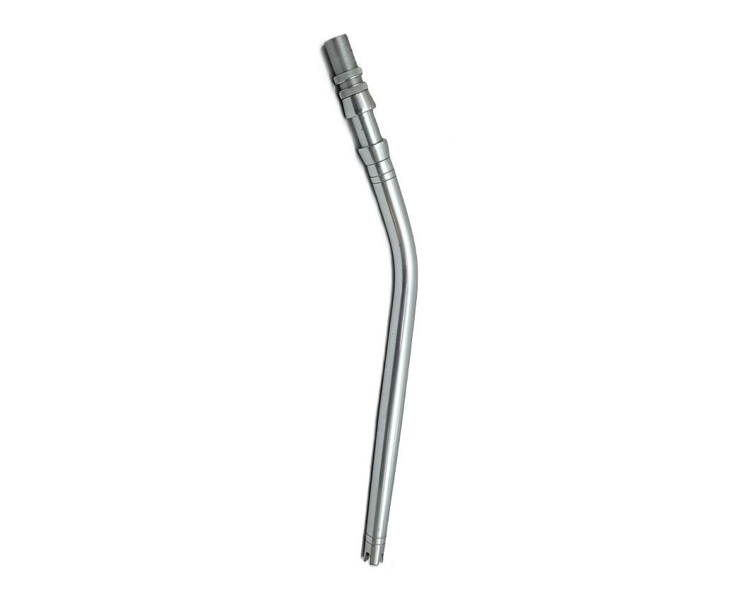 AFTCO #UBC Curved Silver Aluminum Marine Fishing Rod UniButt Bent Holder