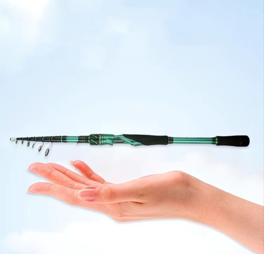 Telescopic Fishing Rod Carbon Fiber Spinning/casting Rod Fast Action Sensitivity