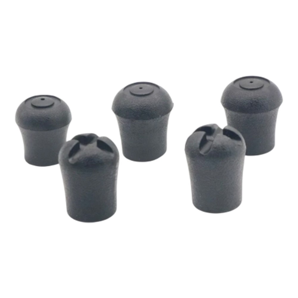 Black Rubber Butt End Cap for Fishing Rod Construction 12mm 15mm 19mm 20mm