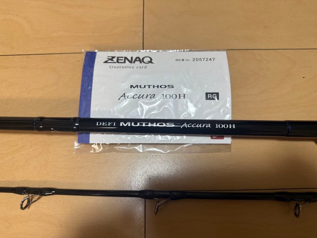 Brand new, unused Zenaq Muthos Accura 100H RG Fishing Rod