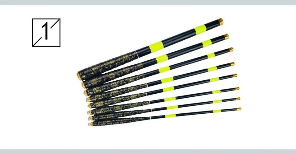 New Carbon Portable Telescopic Fishing Rod Stream Hand Pole Spinning Fishing Rod