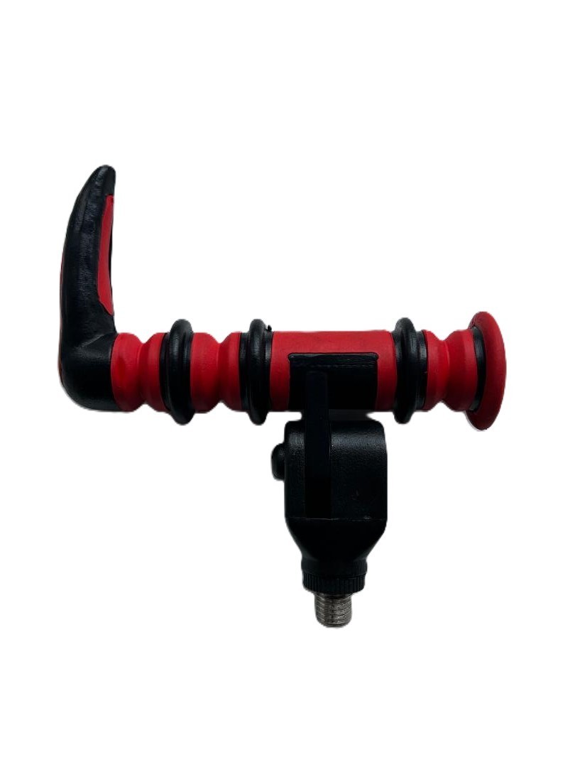 Feeder Fishing Rod Rest Fits Bankstick Quiver Rest One Sided Adjustable Red,