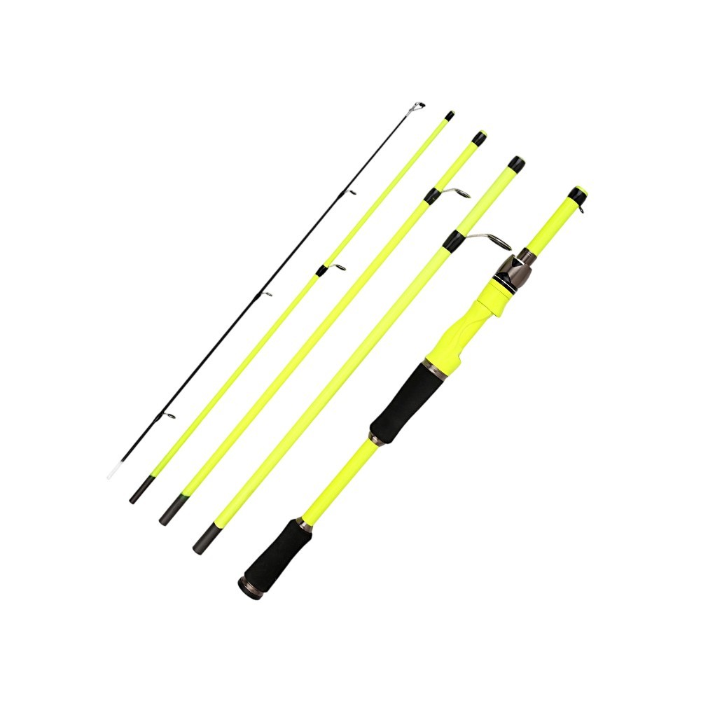 4 Section Carbon Fishing Rod 2.1m Casting Rod Suitable for All Anglers