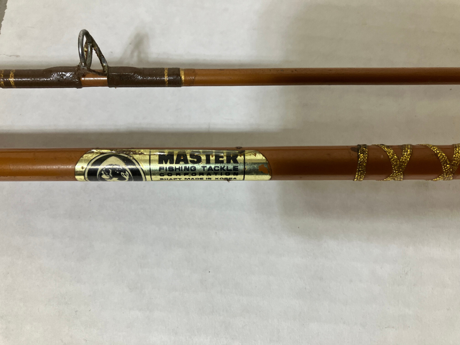 Master Fishing Tackle Corporation 3050 Two Piece Fishing Rod Vintage 76.5″ Korea