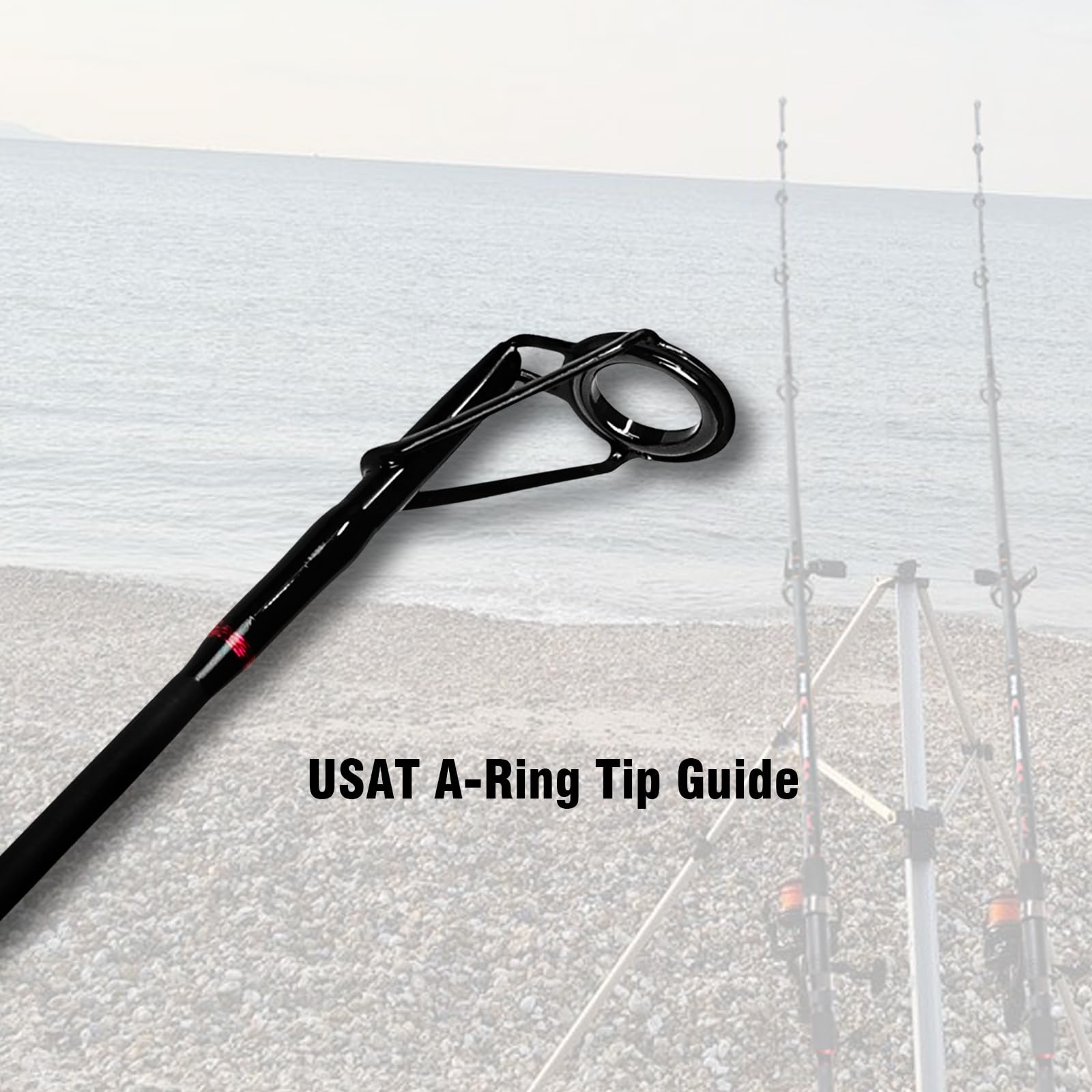 Fiblink Surf Spinning Fishing Rod 4-Piece Graphite Travel Fishing Length 11
