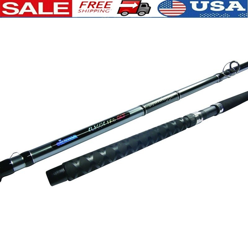 Durable 8ft Casting Rod Salmon Striper 24Ton Carbon E-glass Construction New