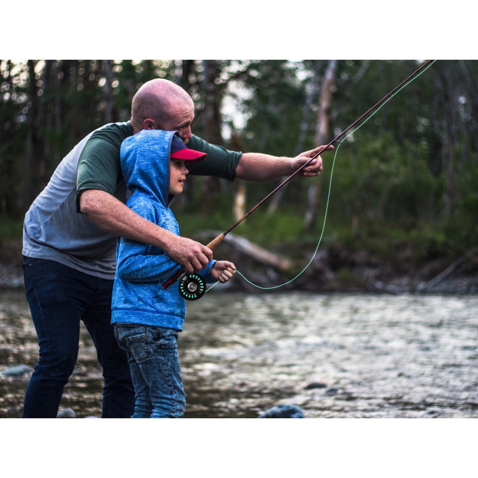 TEMPLE FORK OUTFITTERS Bug Launcher 5-6wt 8ft 2pc Fly Rod (TF-BL-56)