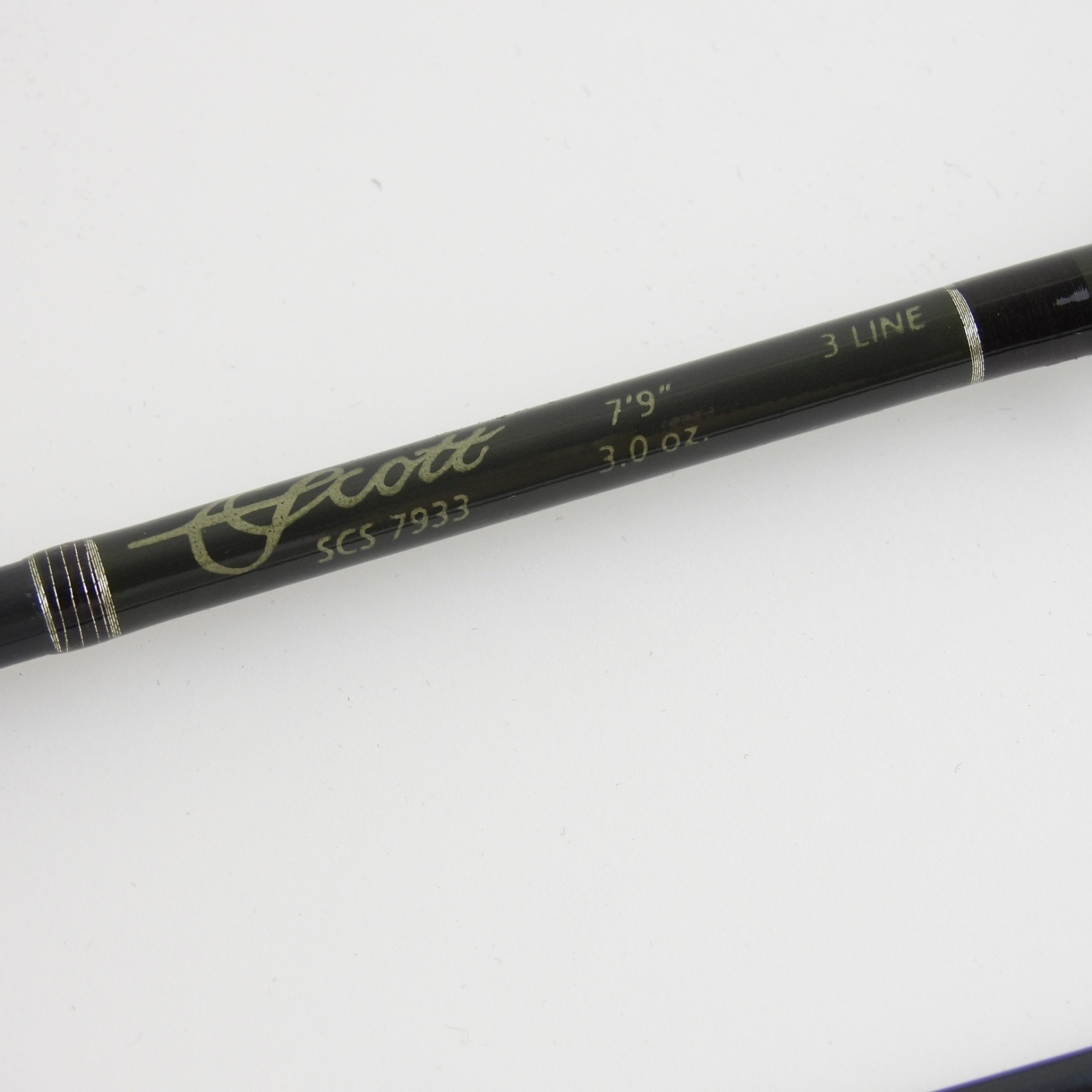 Scott SCS 7933 Fly Fishing Rod. 7’ 9”. 3wt. W/ Tube & Sock.