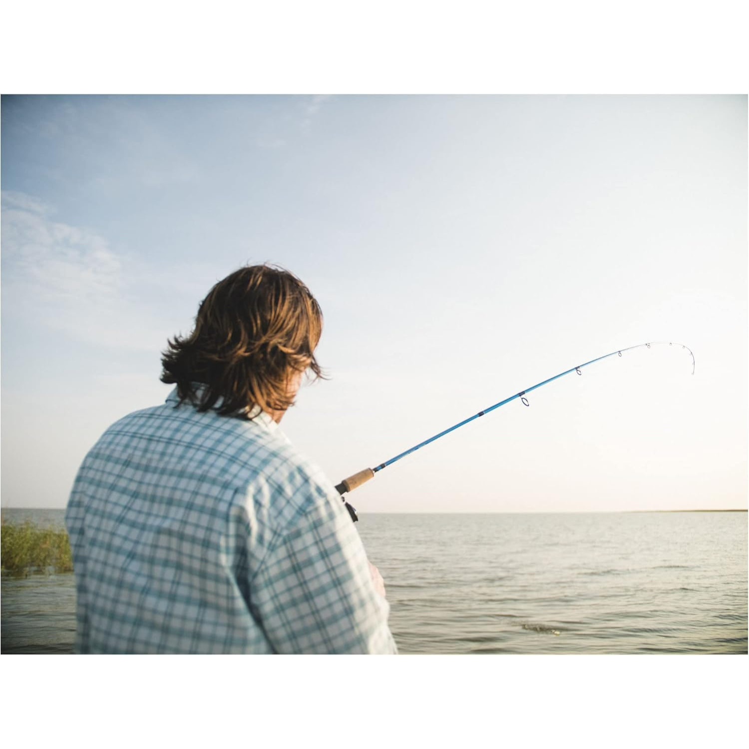 Temple Fork Outfitters 3-Pieces Carbon Fiber 7″ Casting Fishing Rod, Medium