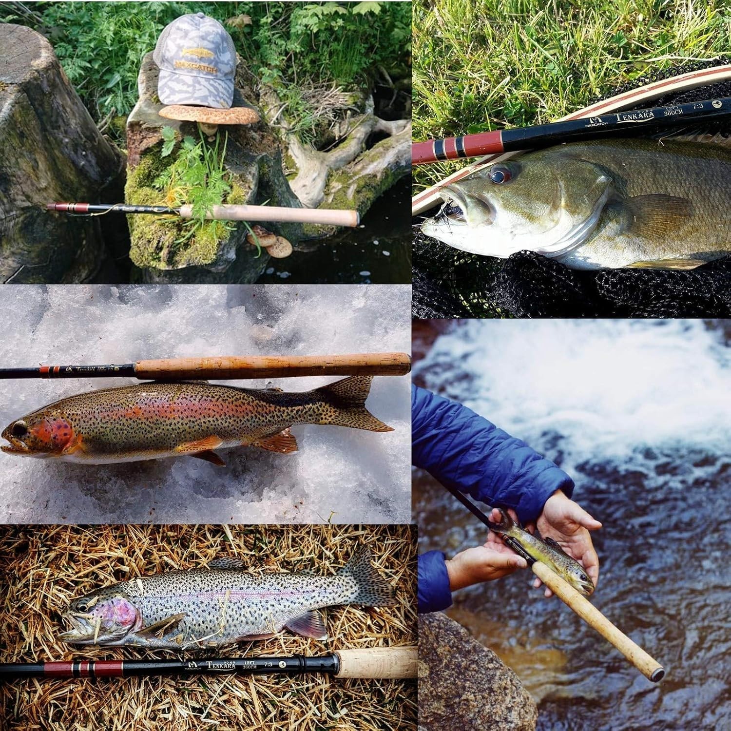 Complete Tenkara Fly Fishing Combo, 13ft Rod, IM8+10 Carbon, Trout, Ready to Go