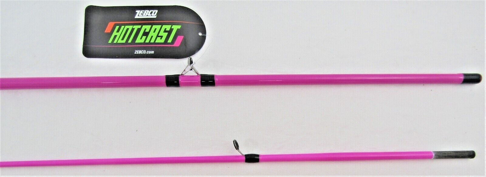 ZEBCO HOT CAST SPLASH 6’6″ HOT PINK SPIN CAST COMBO #HCSTPKC662M