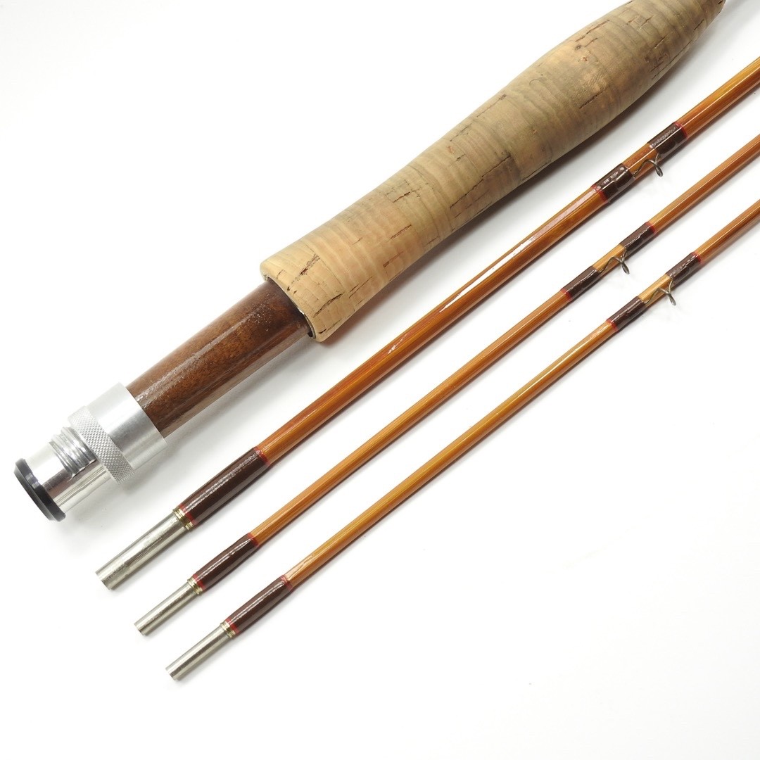 Gene Edwards De Luxe #53 Bamboo Fly Rod. 8’. 3/2. W/ Tube & Sock.