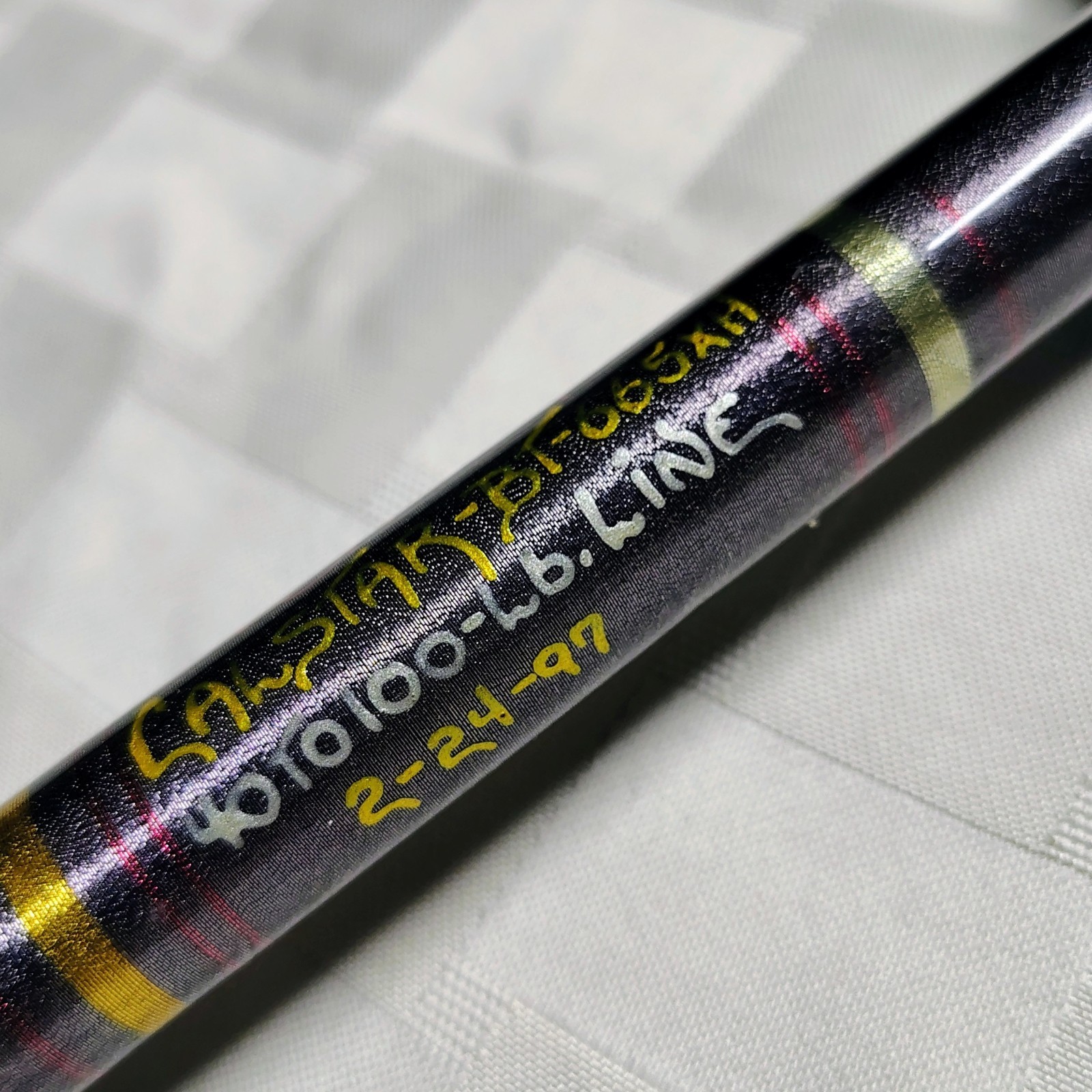 Calstar BT665XH To Custom Longfin Tuna Rod 40-100lb 80″ AFTCO Mike Portz