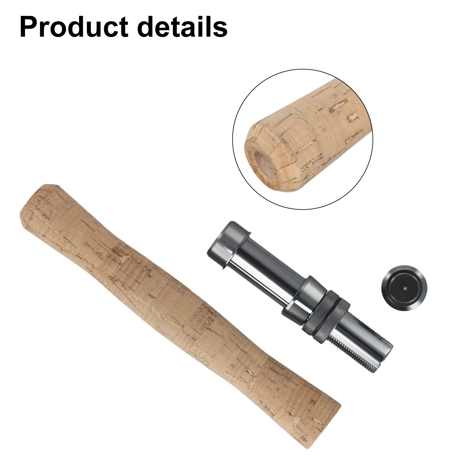 Cork Grip and Reel Seat Kit Perfect for Customizing Your Fly Fishing Rod