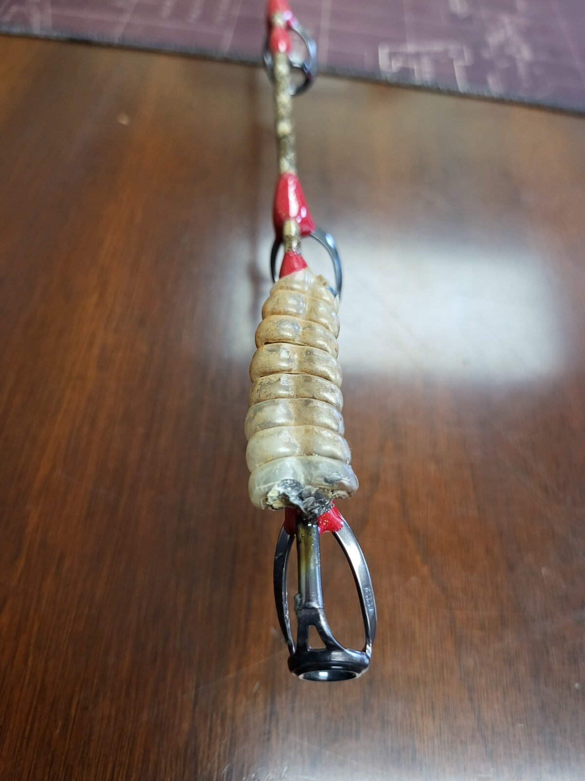 Custom Rattlesnake Fishing Rod Real Rattlesnake Skin Grips with or without Fangs