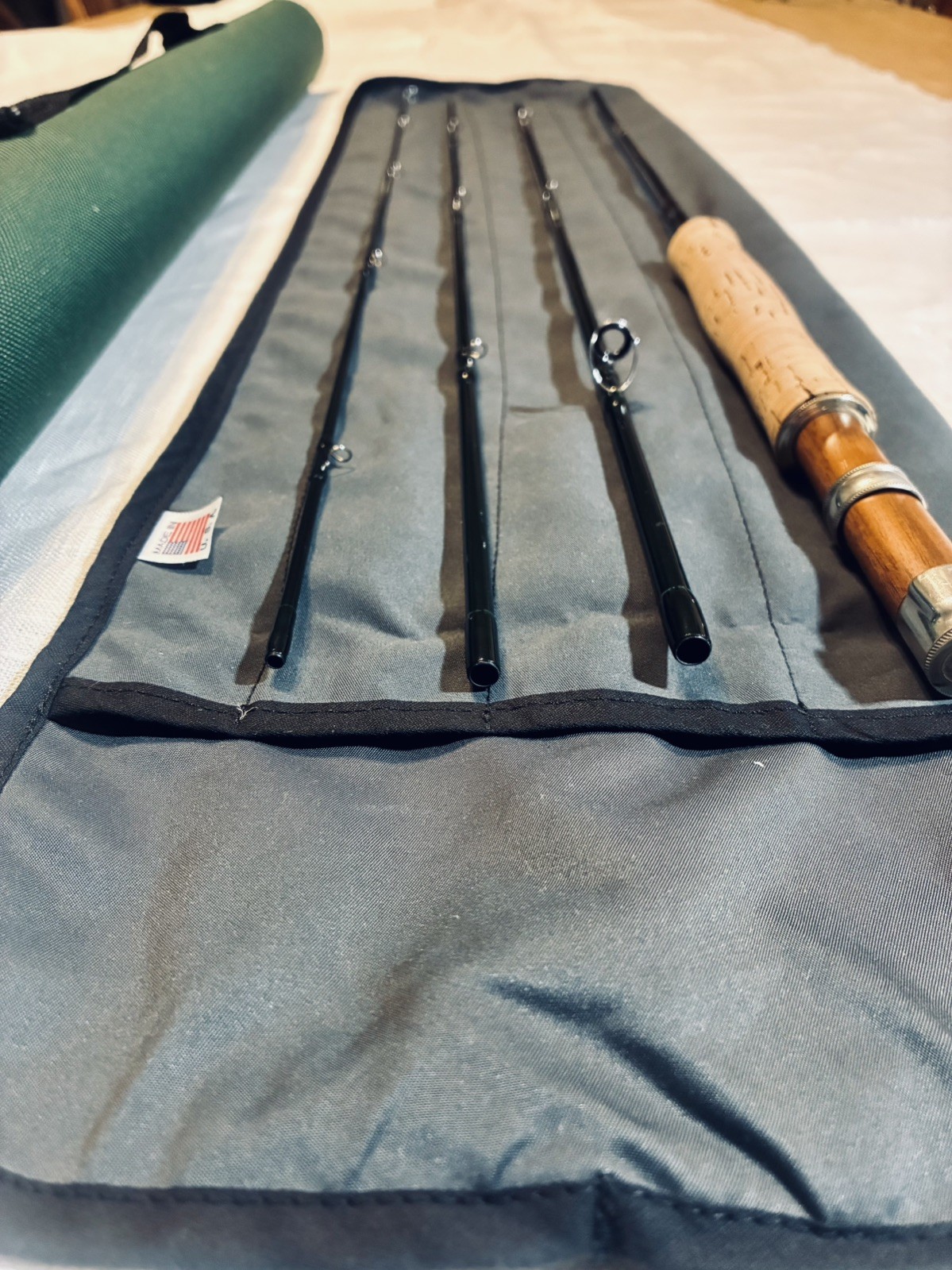 Winston Pure 8′ 4wt Fly Rod 4pc. CustomWinston cap and ring reel seat. Preowned