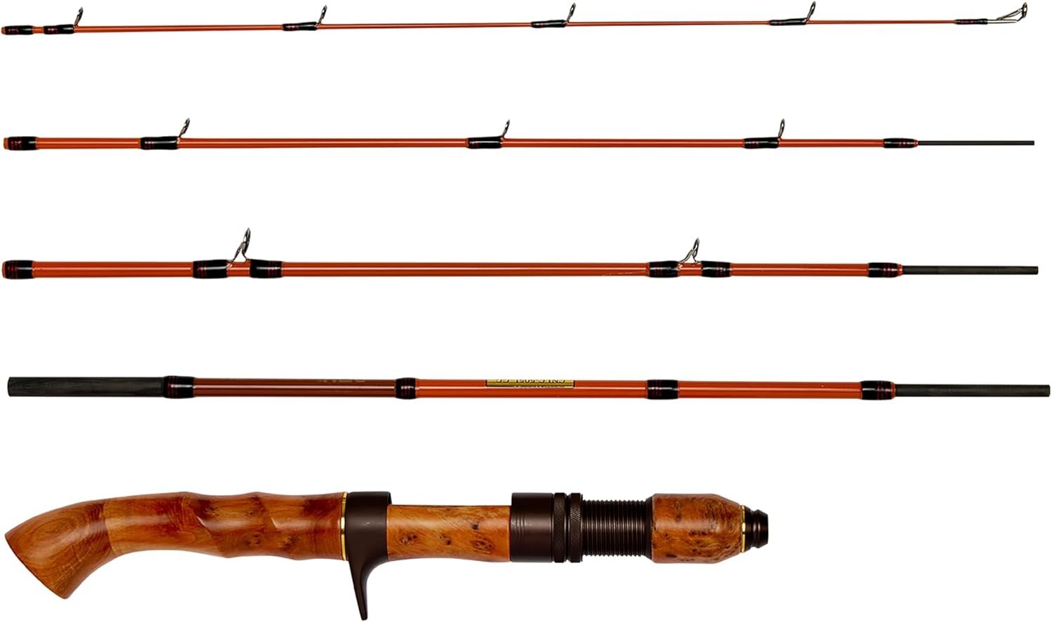 Abu Garcia 505L Conolon Multi-Piece Mobile Fishing Rod for Bass Trout Catfish