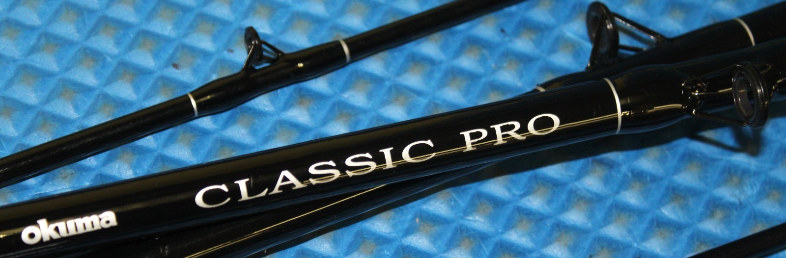 Okuma Black Classic Pro Conventional Trolling Rod Med 7′ 6″ 2Pc CPC-762 5-Pack