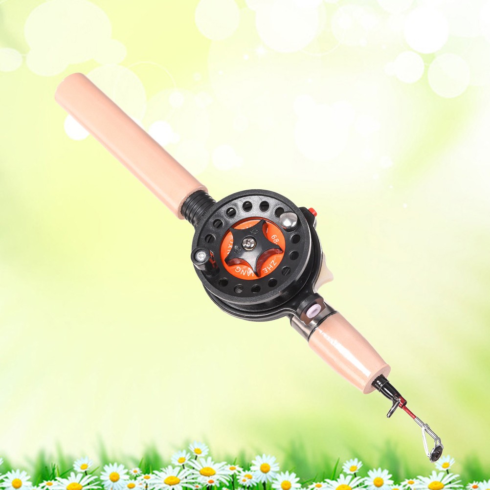 60cm Portable Telescopic Winter Fishing Rod Fish Hand Fishing Tackle Pole Set