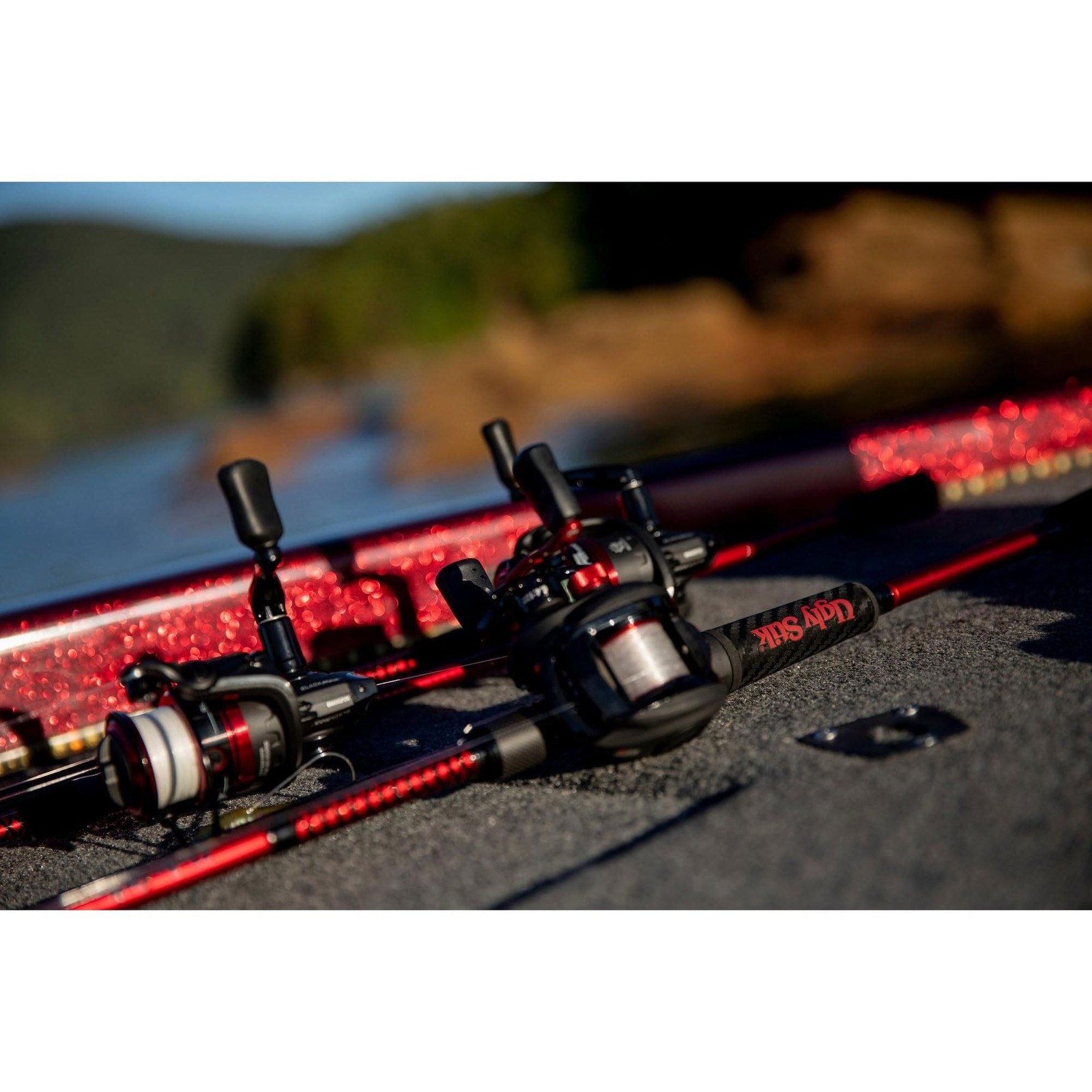 Ugly Stik Carbon Low Profile Baitcast Reel and Fishing Rod Combo