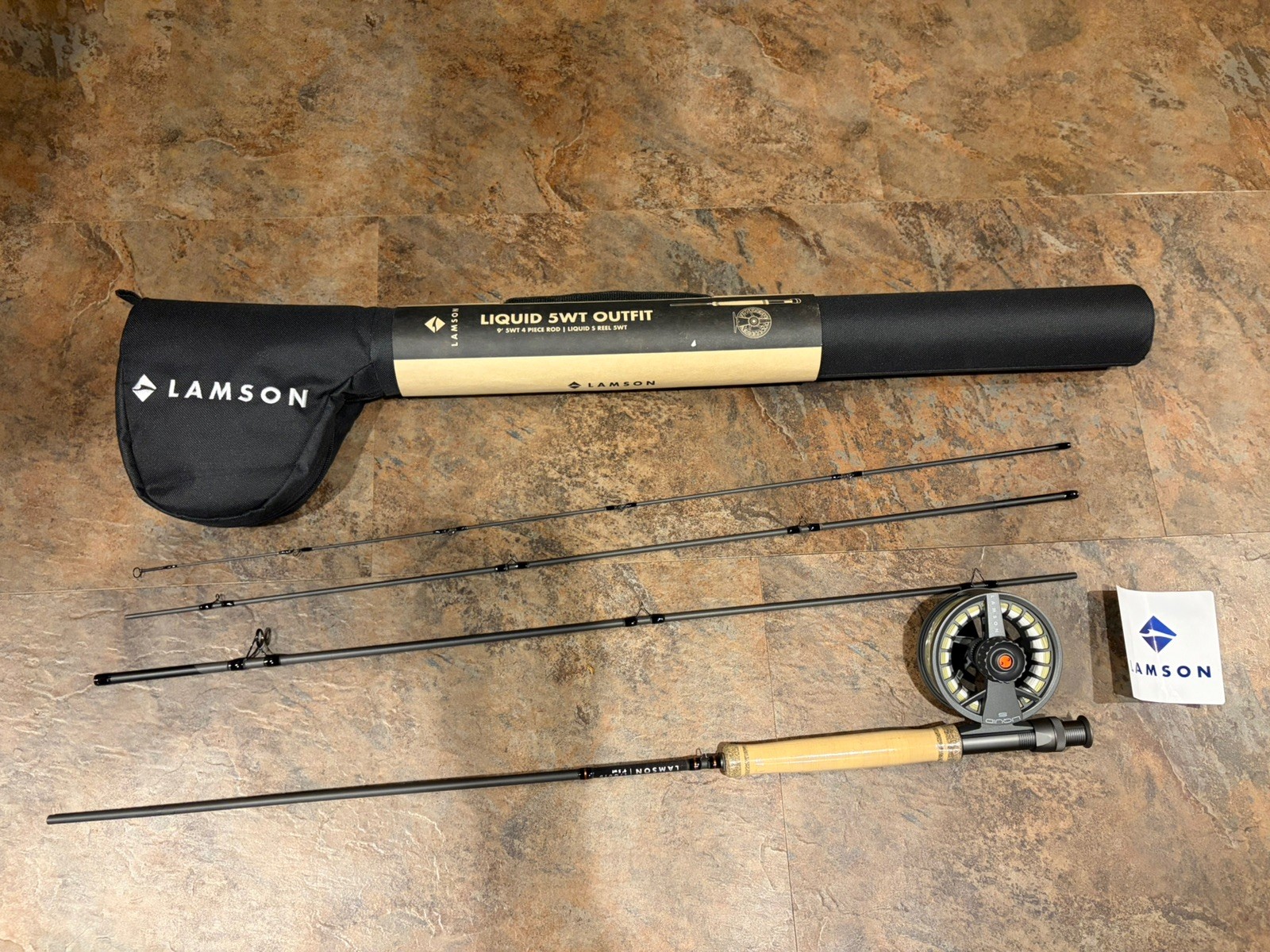 New Lamson Liquid Max Fly Rod & Reel Outfit w/o Fly Line – LMX8OUTFT
