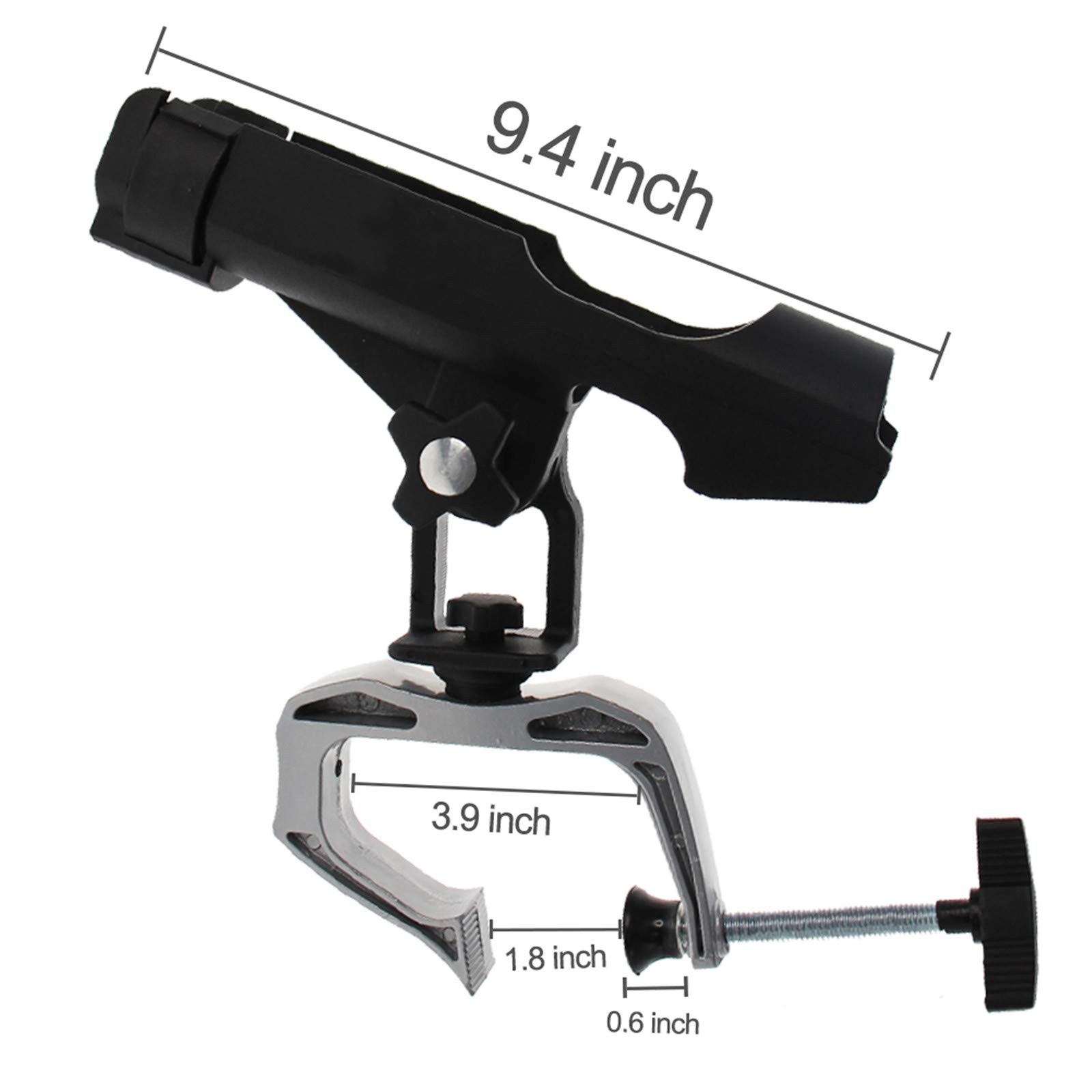 Croch Fishing Rod Holder Boat Rods Holder Folding Holder Large Clamp Opening