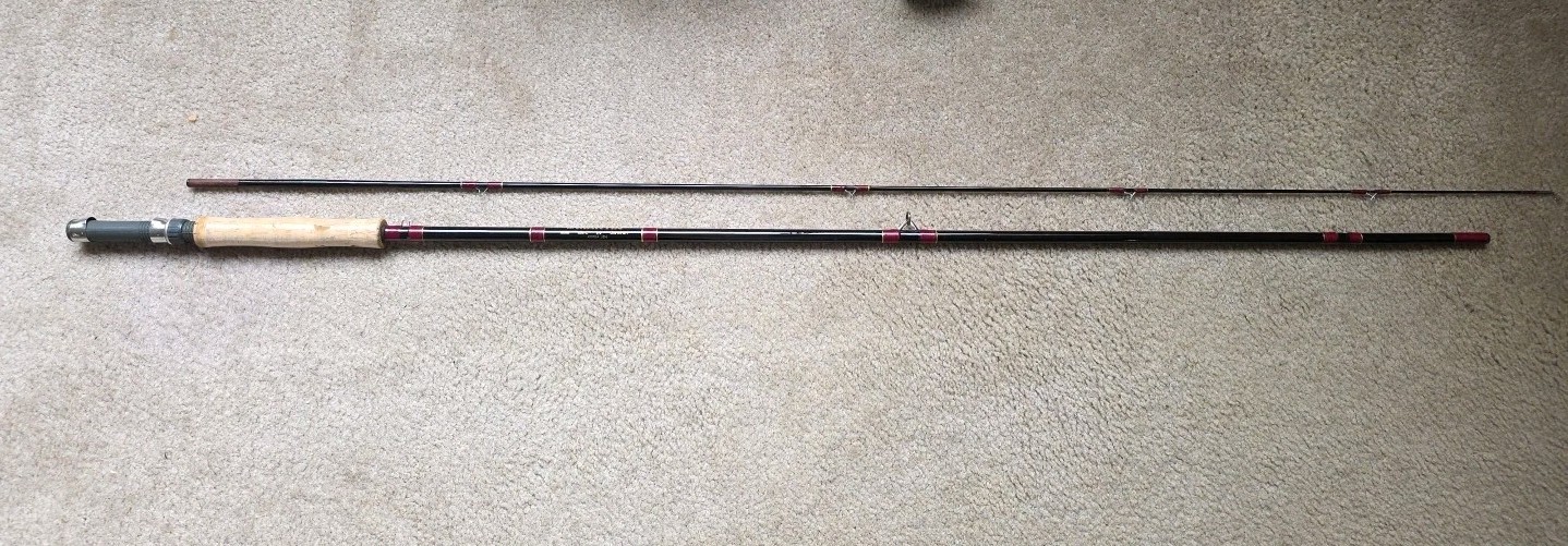 Martin 2 Piece 8067C Fly Rod Line Wt 6/7 Cork Handle 8 Foot Length