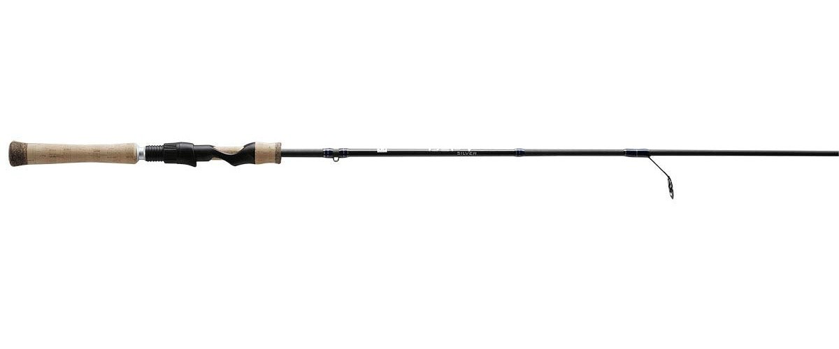 13 Fishing – Defy Silver – 7’0″ L Spinning Rod – 2pc – DEFSS7L-2