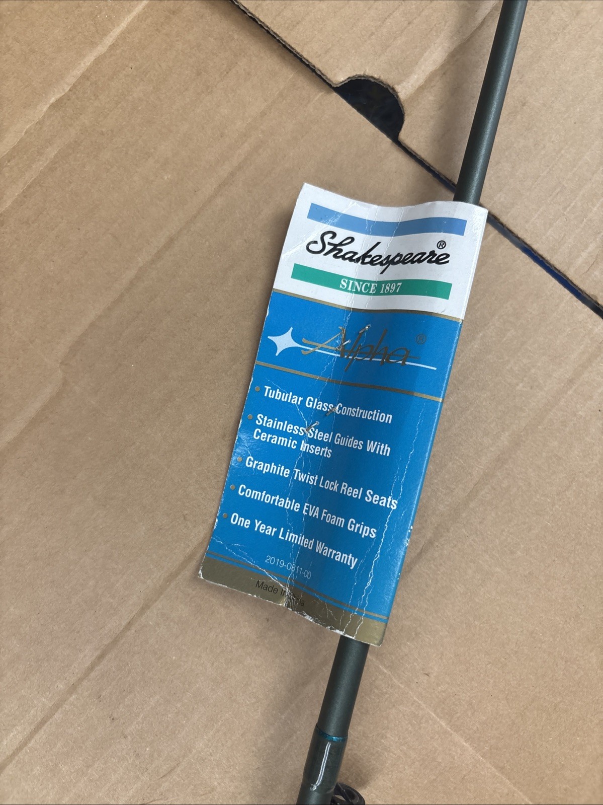 Shakespeare Alpha BC2156-1M 5’6” Fishing Rod 1 Piece