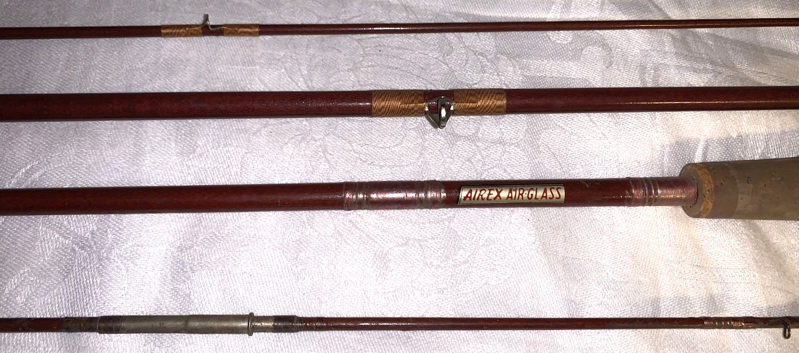 2 Fishing Rods Continental 4607 8′ Airex Air Glass 7′