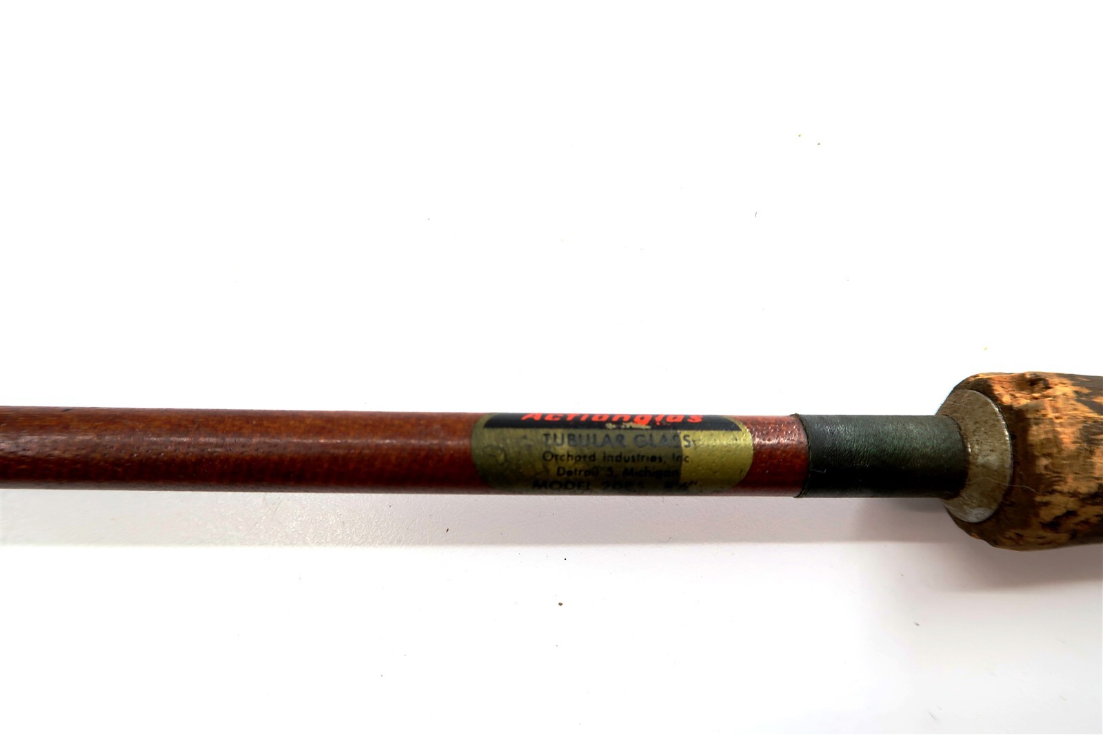 Vintage ACTIONGLAS 8′ 6″ Fly Rod No 2086 ~ Tubular Glass by Orchard Industries