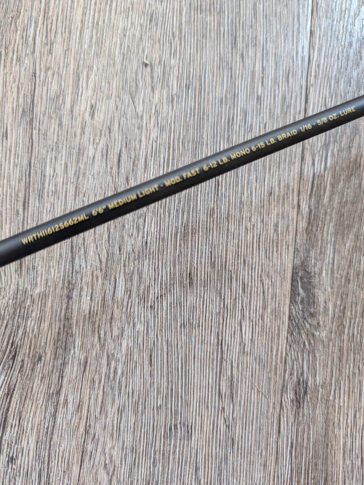 Penn Wrath II 6’6″ Medium-Light Mod-Fast 2 Piece Spinning Rod. Salesman Sample.