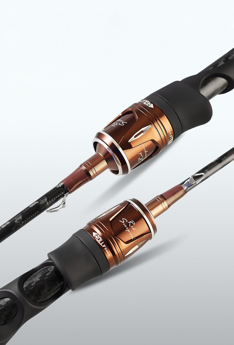 Fishing Rod Carbon Fiber Spinning Casting Fast Action Rod Ultra Light Sensitivit
