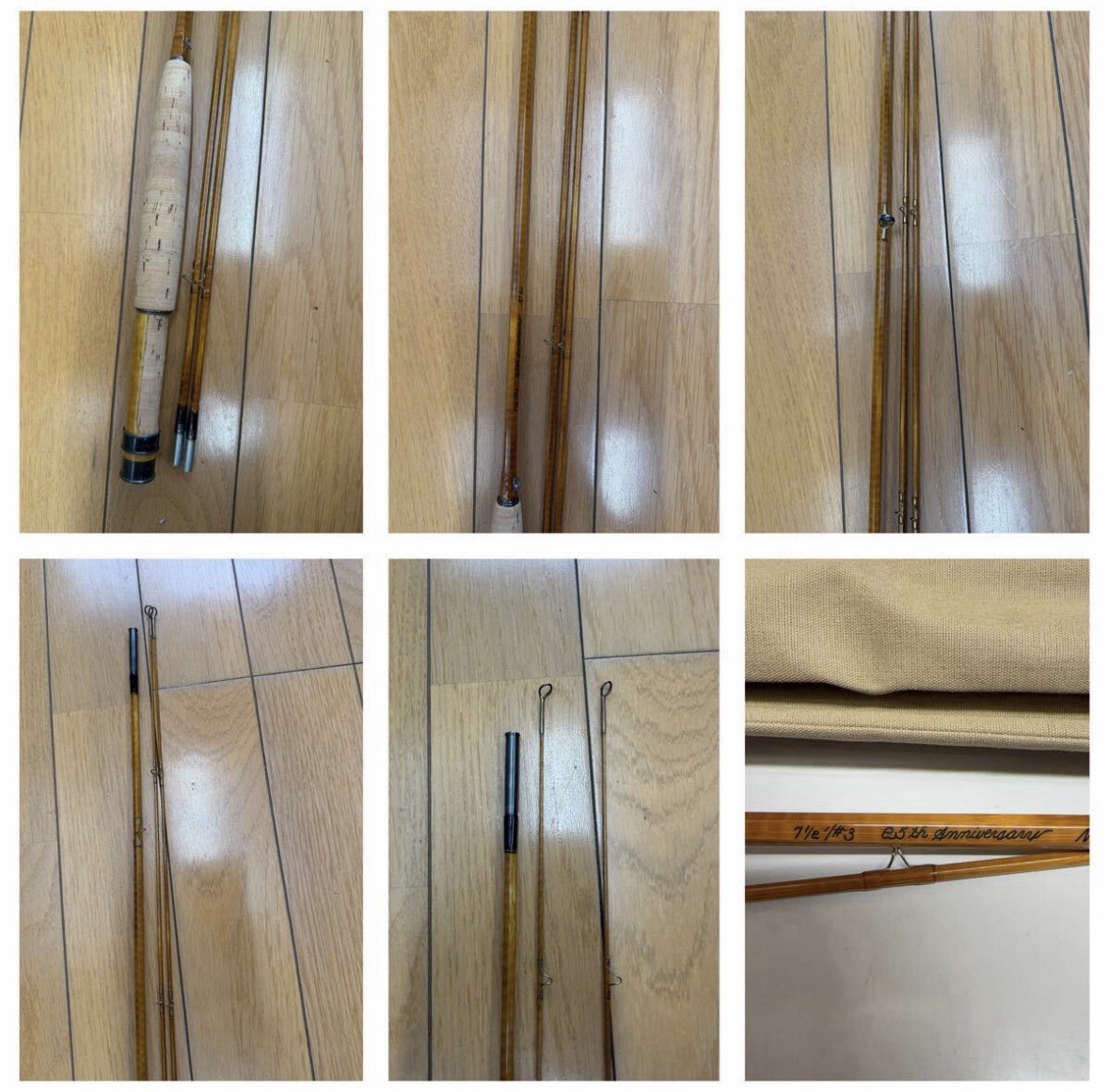 Thomas&Thomas 25th anniversary Bamboo Rod Fly Rod Free shipping DDP