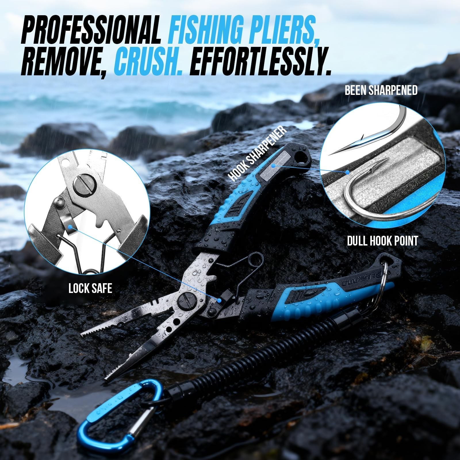 PLUSINNO Fishing Gear,Full Fishing Pole kit Include Fishing Rod and Reel Comb…