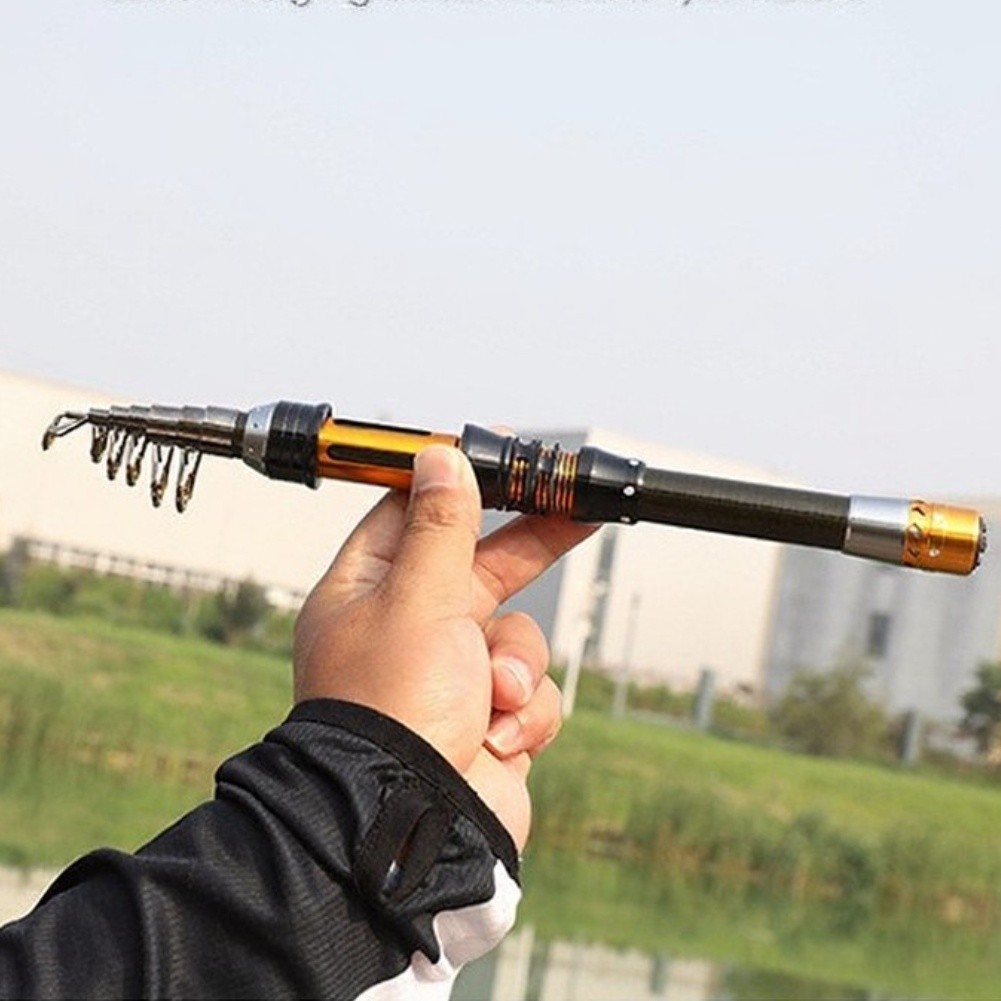 Carbon Fiber Telescopic Fishing Rod 1. 1.5m 1.8m 2.1m 2.4m 2.7m 3.0m 3.6m