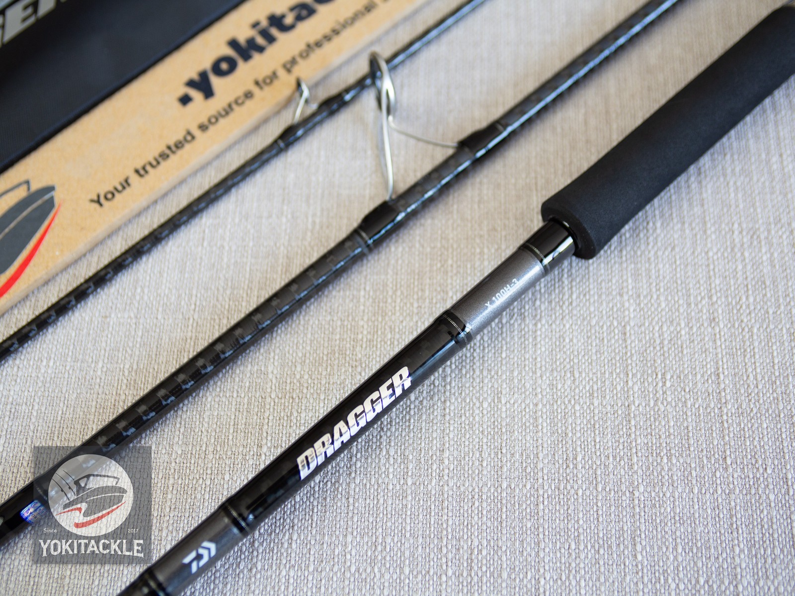 Watch Product Video-Daiwa DRAGGER X 100H-3 Spinning Rod SHIPPING from JAPAN A0