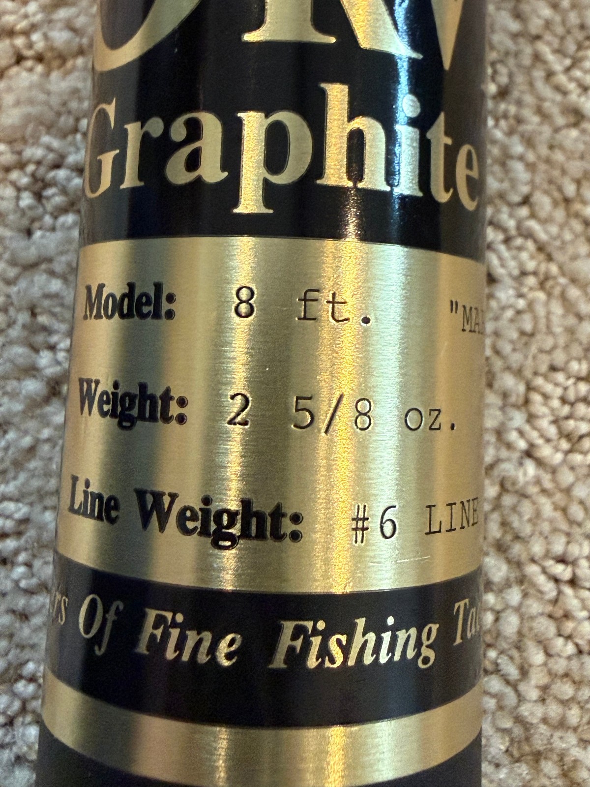 Orvis Early Graphite 8’ 6wt “Marbury” Fly Rod