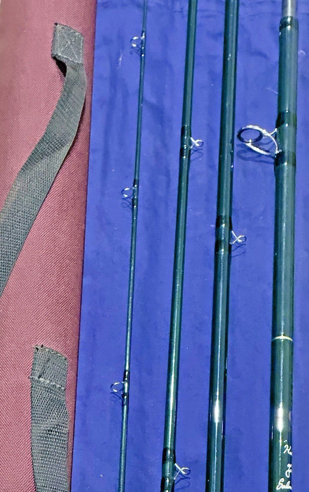 Hardy Gem 15 Foot #10 Carbon 4 Piece Salmon Fly Rod with Bag & Tube