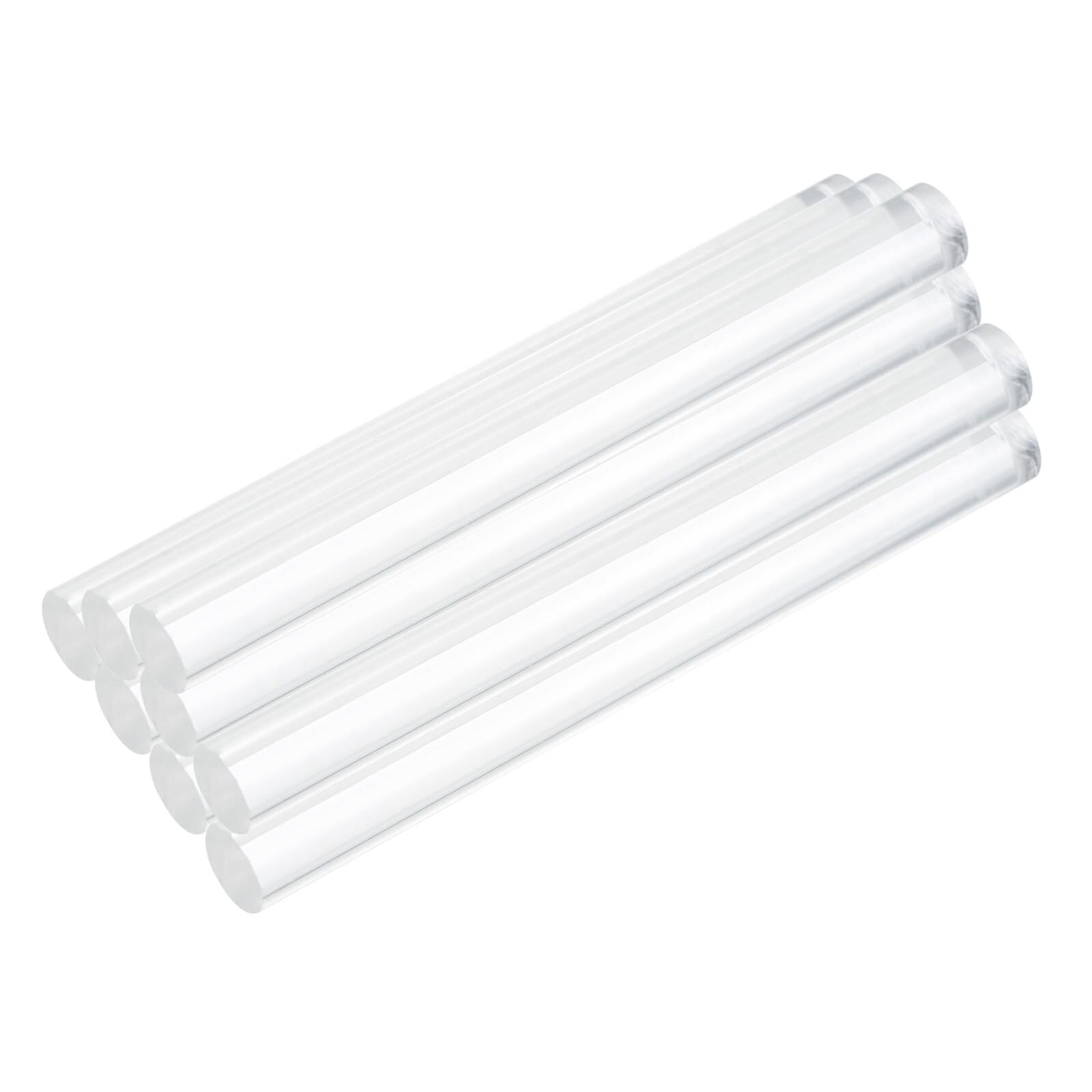 8pcs Acrylic Round Rods 3/8″ x 4″ Clear Acrylic Dowel Rods Sticks Plastic Sti…